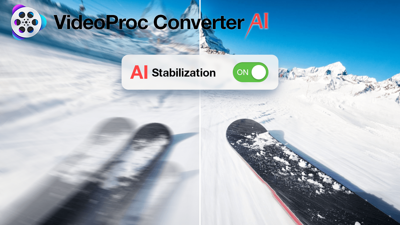 videoproc converter ai stabilization