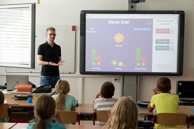 teacher in class